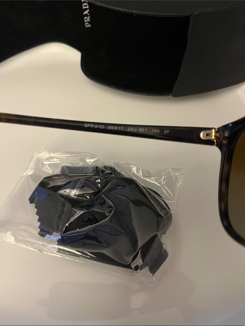 Prada Tortoiseshell Frame Sunglasses with Brown Lenses - Picture 3 of 4